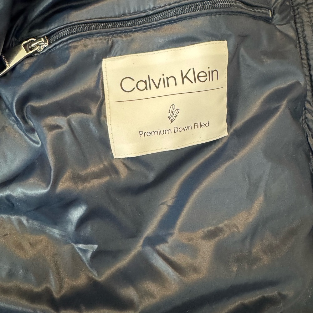 Calvin Klein Navy Down-Filled Jacket